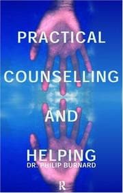 Tapa de Practical counselling and helping
