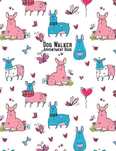 Tapa de Dog Walker Appointment Book