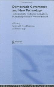 Tapa de Democratic Governance and New Technology