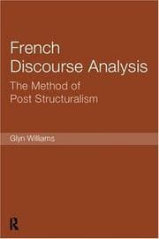 Tapa de French discourse analysis