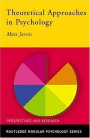 Tapa de Theoretical Approaches in Psychology (Perspectives and Research. Modular Psychology)