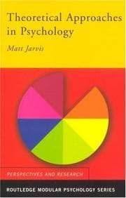 Tapa de Theoretical Approaches in Psychology (Approaches and Research. Modular Psychology)