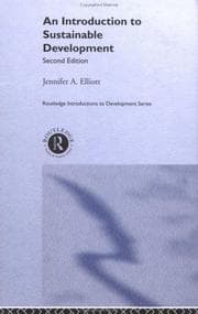 Tapa de An Introduction to Sustainable Development