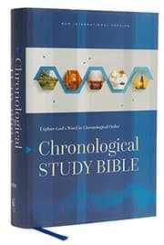 Tapa de NIV, Chronological Study Bible, Hardcover, Comfort Print