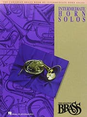 Tapa de Intermediate Horn Solos Book Only Canadian Brass