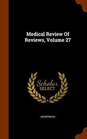 Tapa de Medical Review Of Reviews, Volume 27