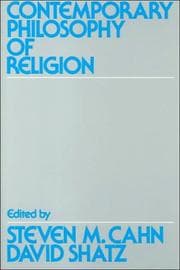 Tapa de Contemporary philosophy of religion