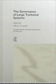 Tapa de The governance of large technical systems