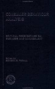 Tapa de Consumer Behaviour Analysis