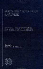 Tapa de Consumer Behaviour Analysis