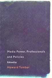 Tapa de Media power, professionals, and policies