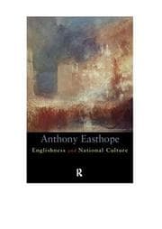 Tapa de Englishness and National Culture