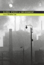Tapa de Global Ethics and the Environment