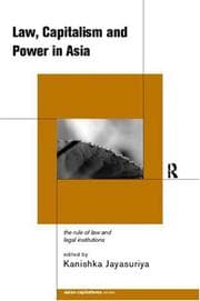 Tapa de Law, Capitalism and Power in Asia