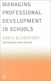 Tapa de Managing Professional Development in Schools (Educational Management Series)
