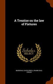 Tapa de A Treatise on the law of Fixtures