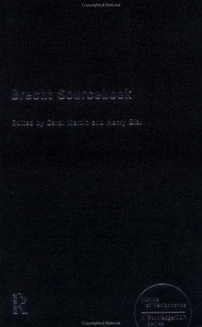 Tapa de Brecht Sourcebook