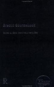 Tapa de Brecht Sourcebook
