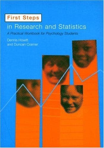Tapa de First Steps In Research and Statistics