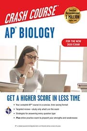 Tapa de AP® Biology Crash Course, Book + Online