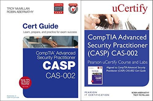 Tapa de CompTIA Advanced Security Practitioner CAS-002 Cert Guide, Pearson uCertify Course and uCertify Labs Bundle