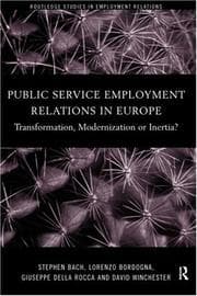 Tapa de Public Service Employment Relations in Europe