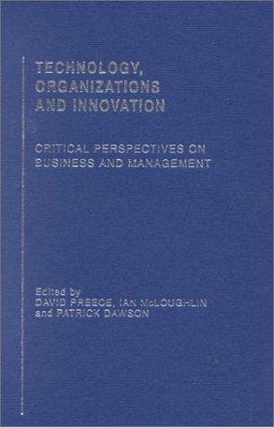 Tapa de Technology, Organizations and Innovation