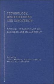 Tapa de Technology, Organizations and Innovation