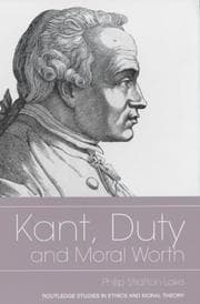 Tapa de Kant, duty, and moral worth