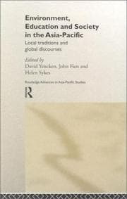 Tapa de Environment, Education and Society in the Asia-Pacific