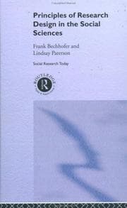 Tapa de Principles of Research Design in the Social Sciences (Social Research Today)