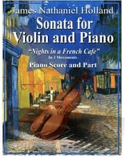 Tapa de Sonata for Violin and Piano