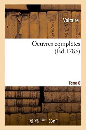 Tapa de Oeuvres complètes Tome 6