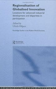 Tapa de REGIONALIZATION OF GLOBALIZED INNOVATION: LOCATIONS FOR ADVANCED INDUSTRIAL...; ED. BY ULRICH HILPERT