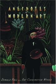 Tapa de Anecdotes of modern art