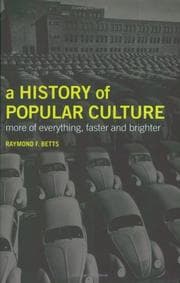 Tapa de A history of popular culture
