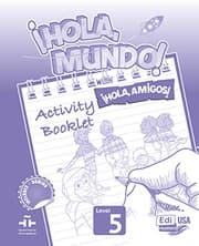 Tapa de Hola Mundo 5 - Activity book