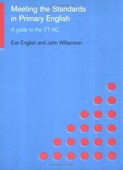 Tapa de Meeting the standards in primary English