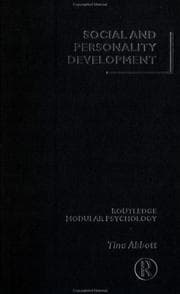 Tapa de Social and Personality Development