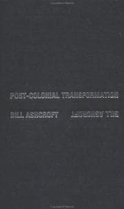 Tapa de Post-colonial transformation