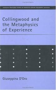 Tapa de Collingwood and the Metaphysics of Experience