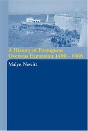 Tapa de A history of Portuguese overseas expansion, 1400-1668