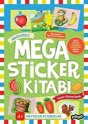 Tapa de Mega Sticker - Meyveler ve Sebzeler
