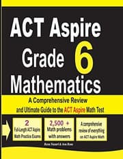 Tapa de ACT Aspire Grade 6 Mathematics