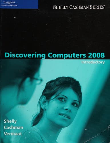 Tapa de Discovering computers 2008