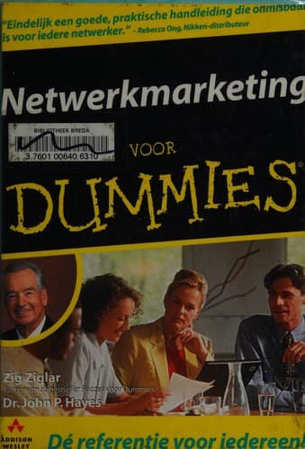 Tapa de Netwerkmarketing voor dummies