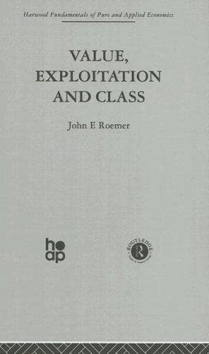 Tapa de Value, Exploitation and Class