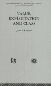Tapa de Value, Exploitation and Class