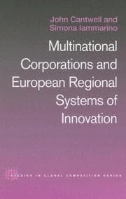 Tapa de Multinational corporations and European regional systems of innovation