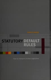 Tapa de Statutory Default Rules